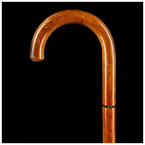 Miscellaneous - Crook Handled Malacca Antique Sword-Cane
