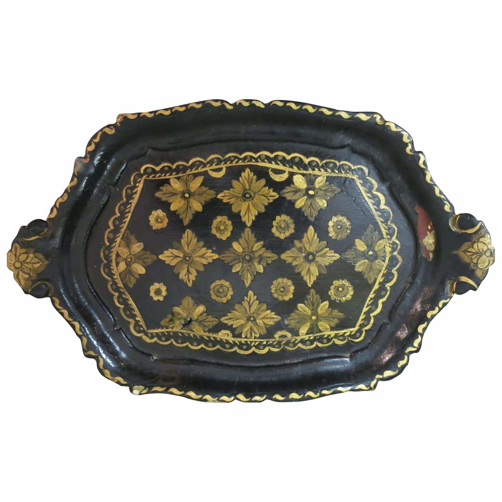 Miscellaneous - Victorian Painted Tole Tray