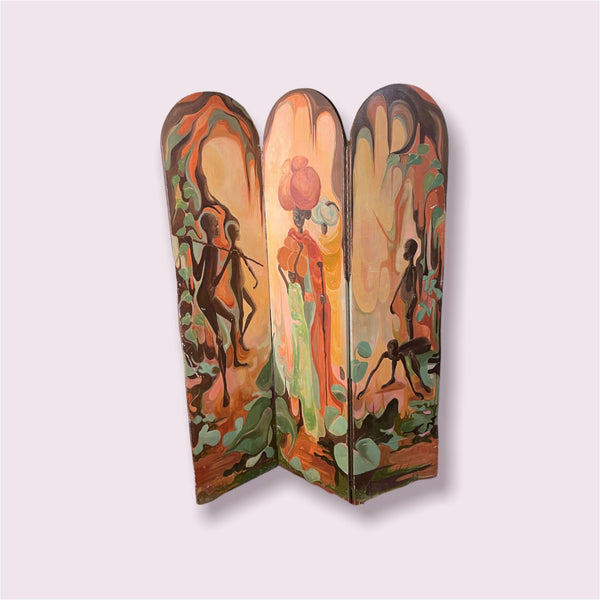 Painted Wooden Screen - Miscellaneous