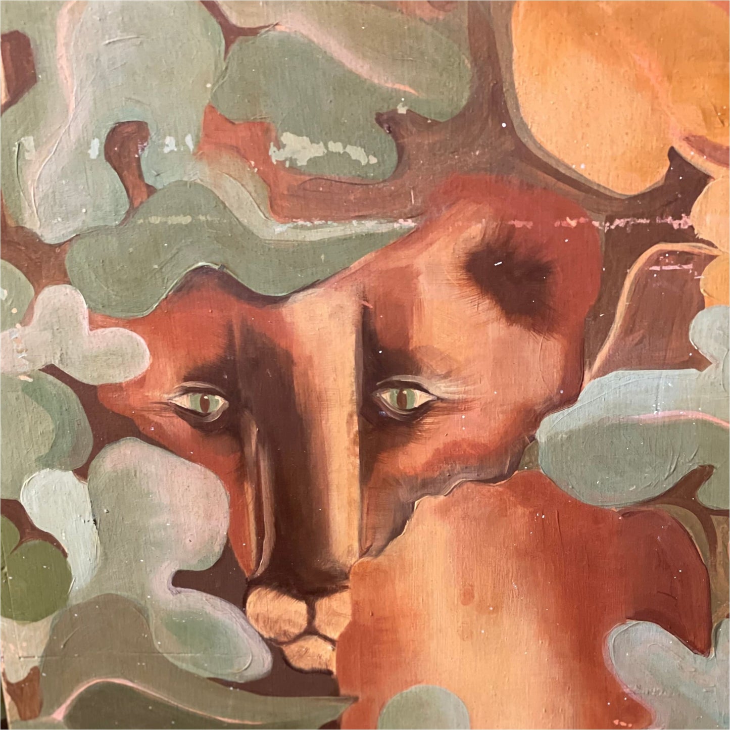 Painted Wooden Screen - Miscellaneous