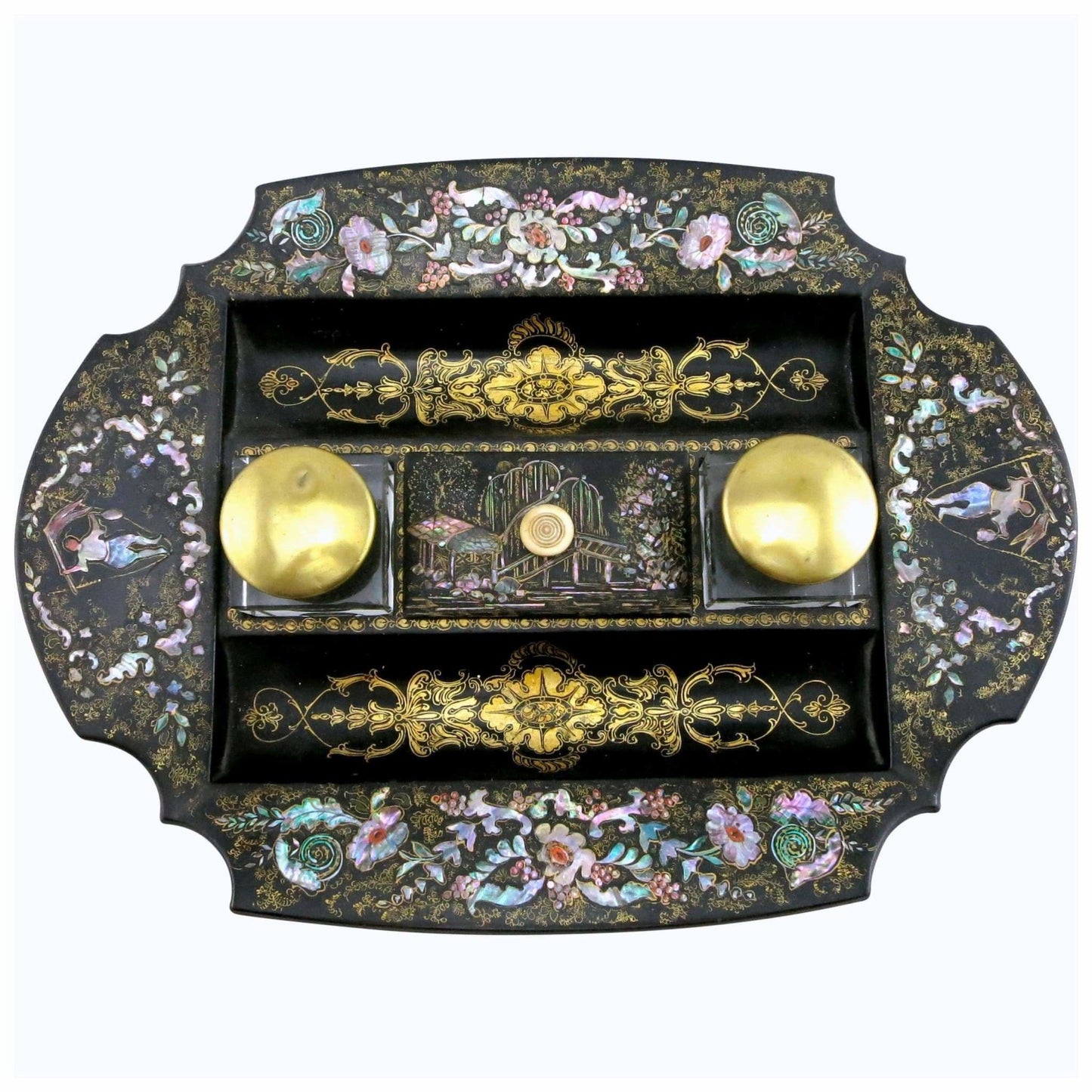 Miscellaneous - Papier Mache Inkstand
