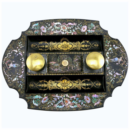 Miscellaneous - Papier Mache Inkstand