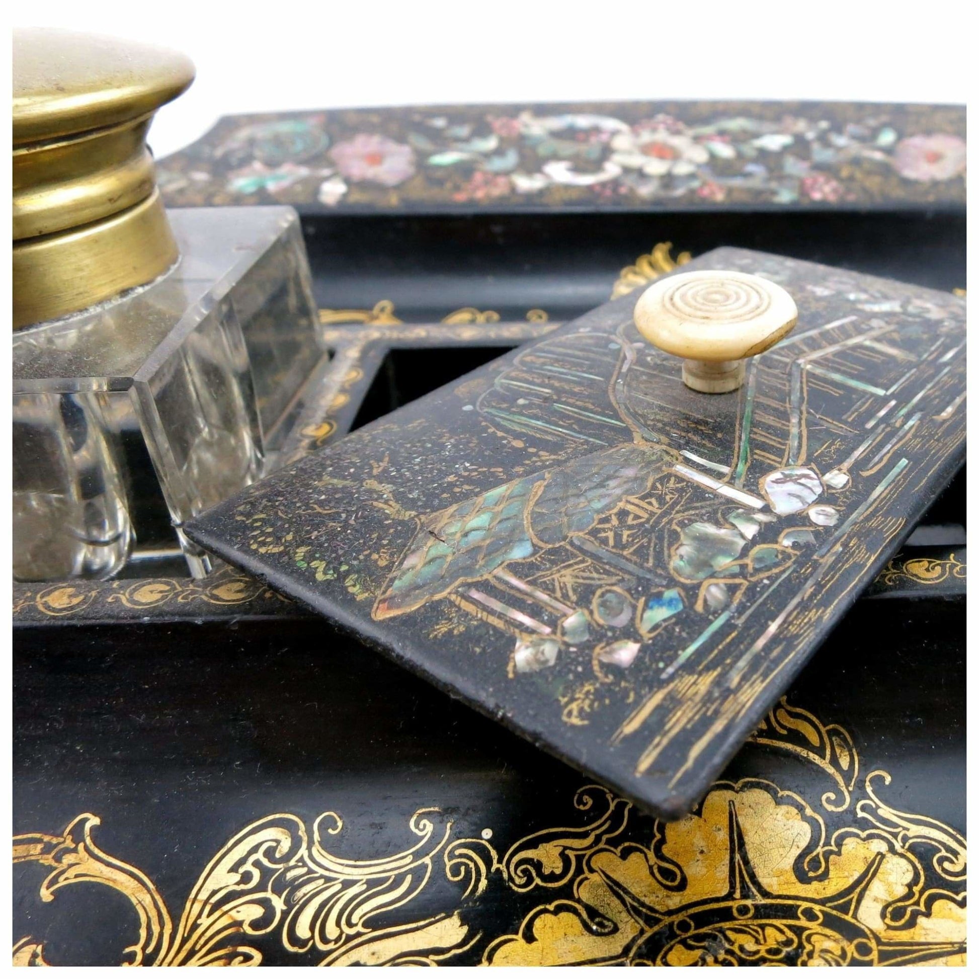 Miscellaneous - Papier Mache Inkstand
