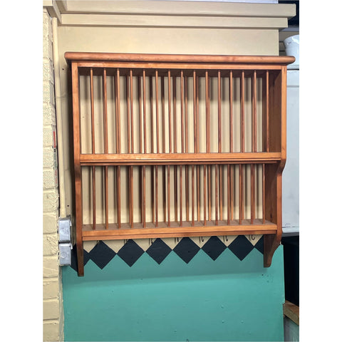 Pine Two Tier Plate Rack - Miscellaneous