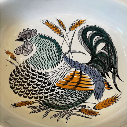 Poole Pottery Rooster Dish - Ceramics