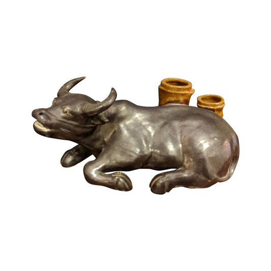 Ceramics - Pottery Oxen Spill Vase