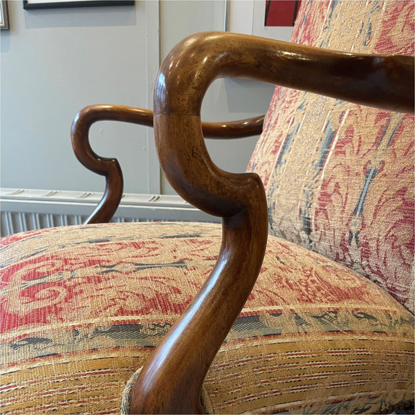 Queen Anne Style Armchair - Furniture