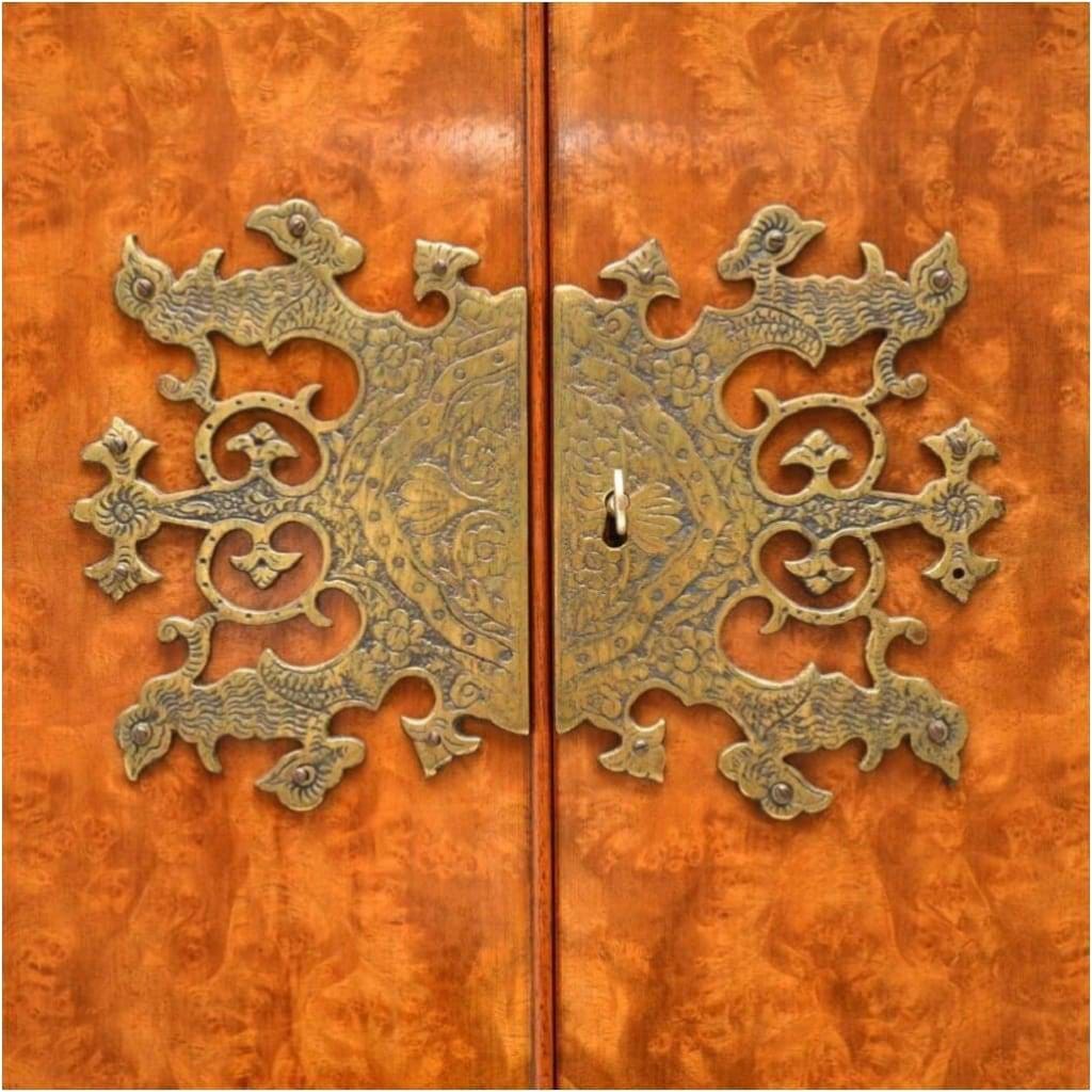 Furniture - Queen Anne Style Walnut Cocktail Cabinet