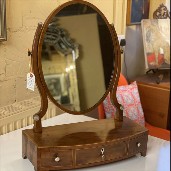 Regency Mahogany Dressing Table Mirror - Mirrors