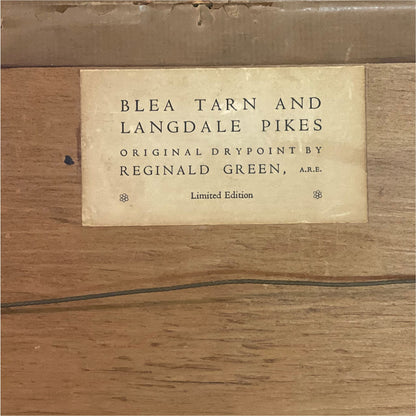 Reginald Green Etching - Art