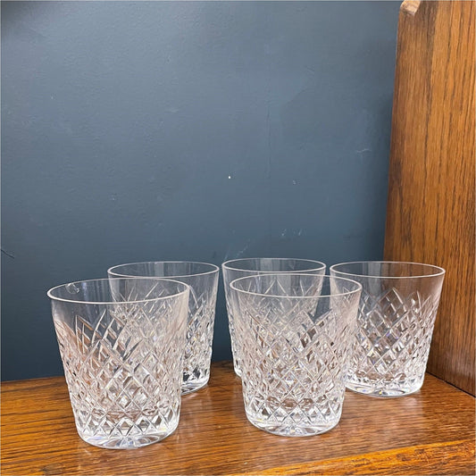 Set Of Five Whisky Tumblers - Glass