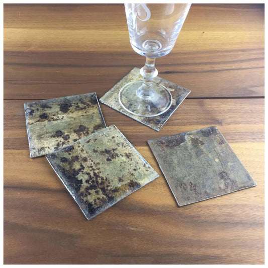 Miscellaneous - Set Of Four Zinc Coasters