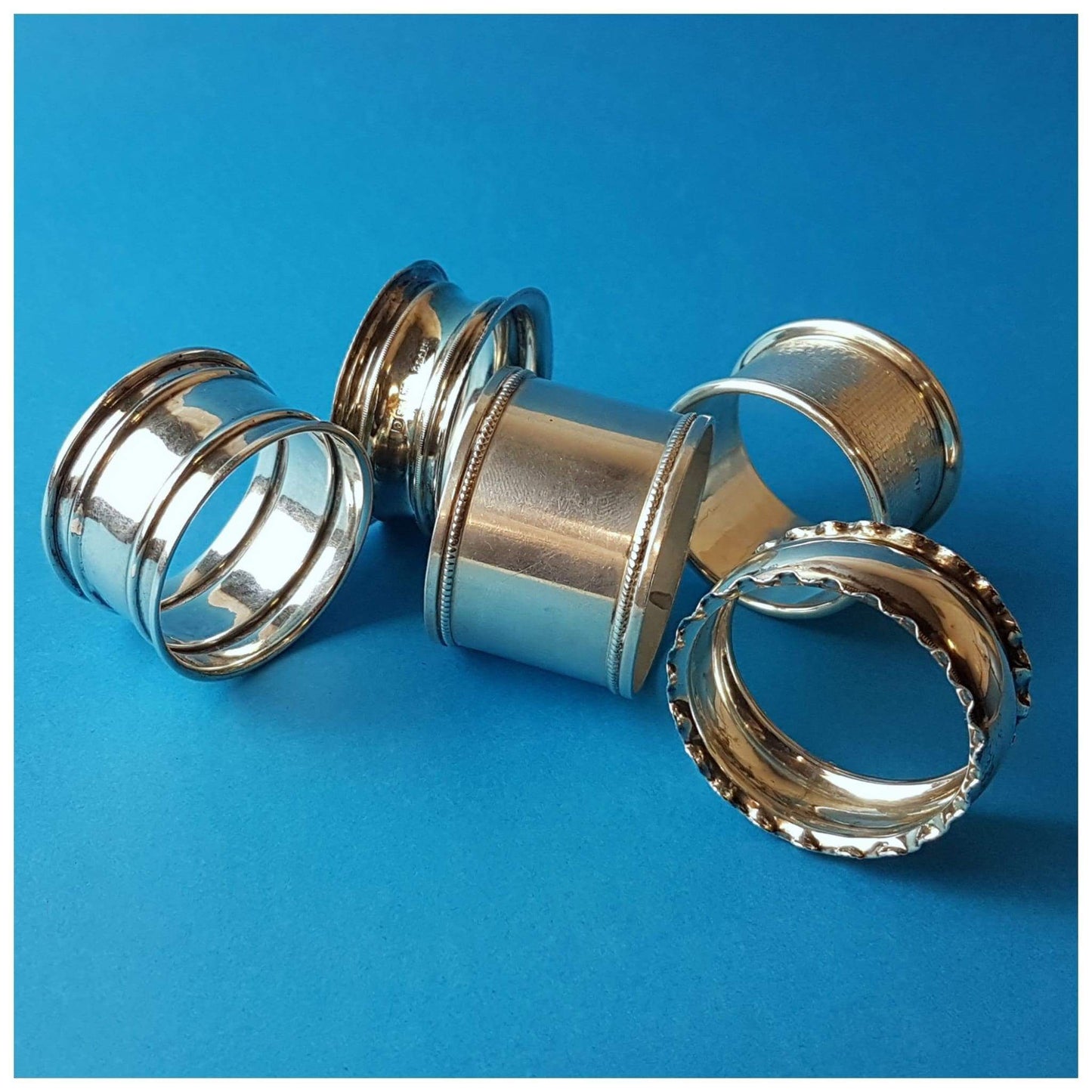 Silver - Edwardian Silver Napkin Rings