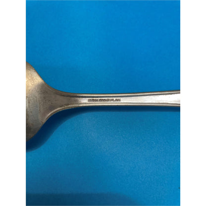 Silver Plate Serving Spoons - Silver