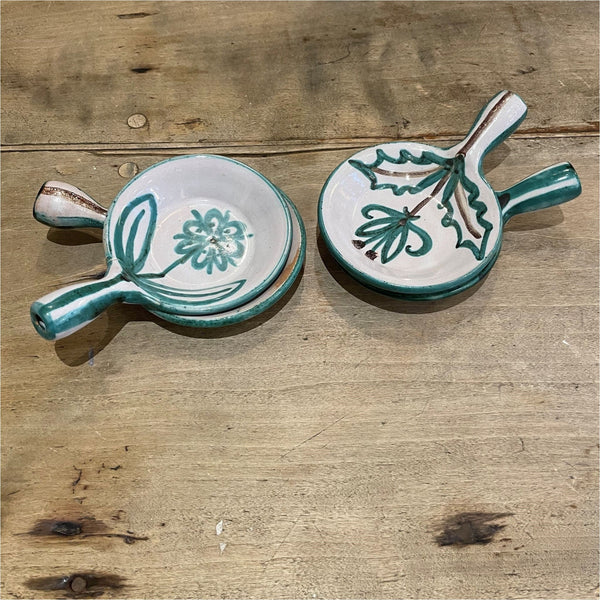 Small Handled Ceramic Dish - Ceramics