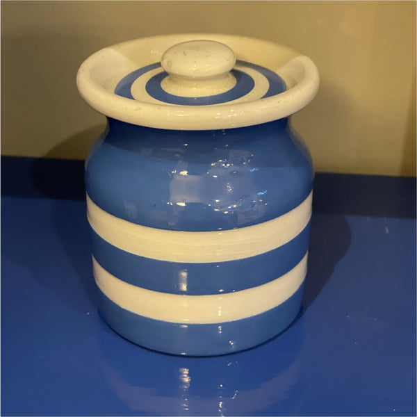 Small T G Green Storage Jar - Ceramics
