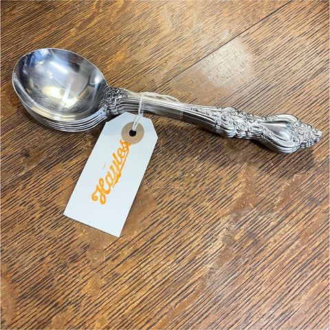 Stainless Steel Soup Spoons - Silver