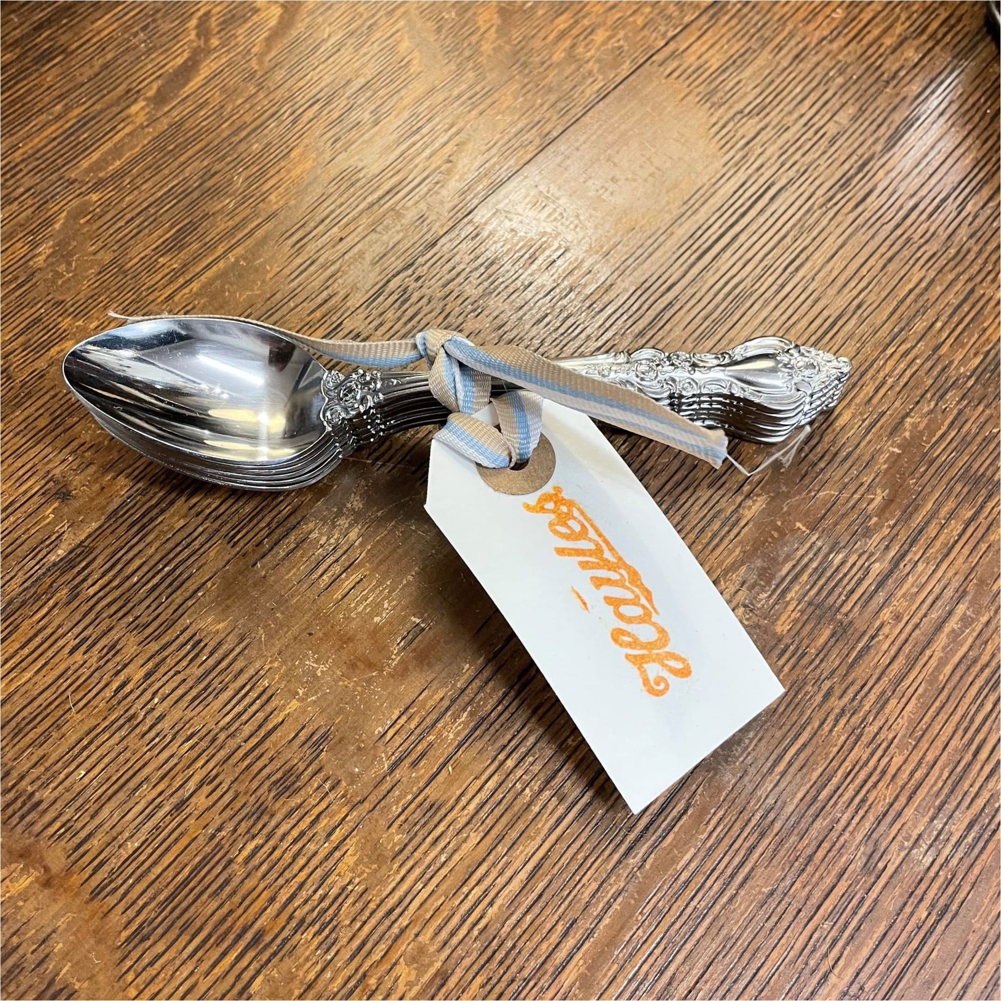 Stainless Steel Teaspoons - Silver