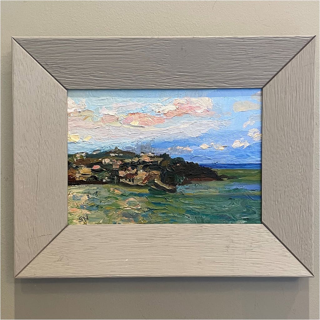 Sylvia Nuthall Polruan (the view from Fowey) - Art