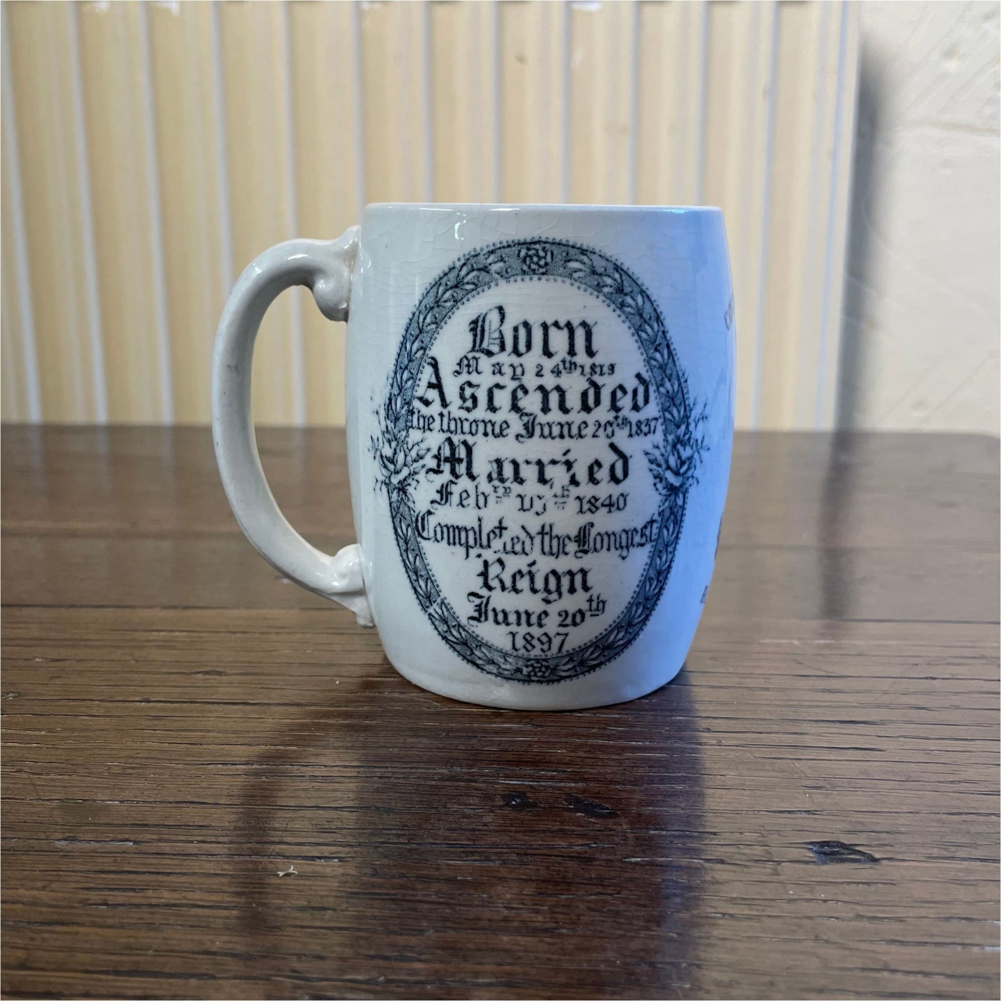 Victoria 60th Jubilee Commemorative Mug - Ceramics