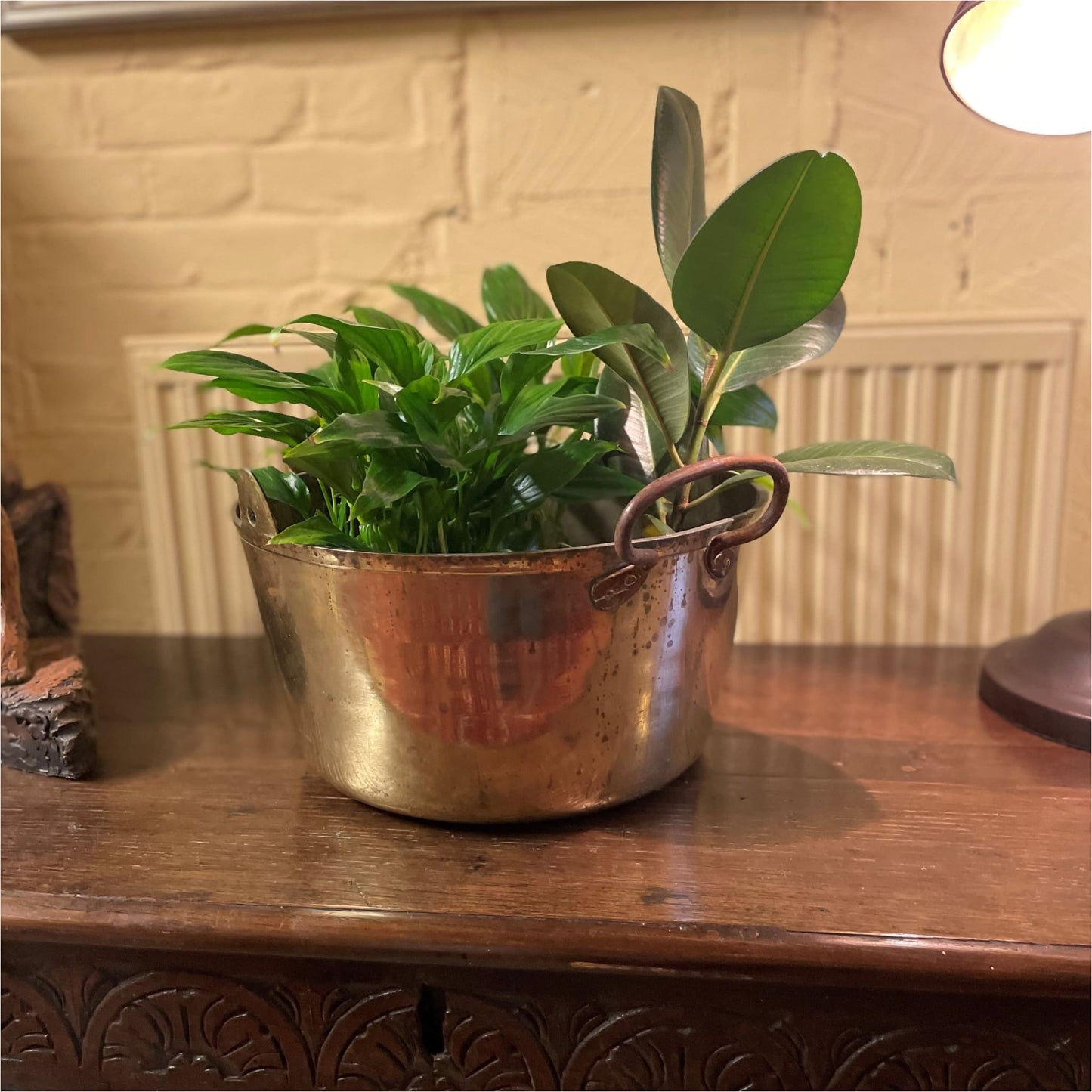 Victorian Brass Jam Pan - Miscellaneous