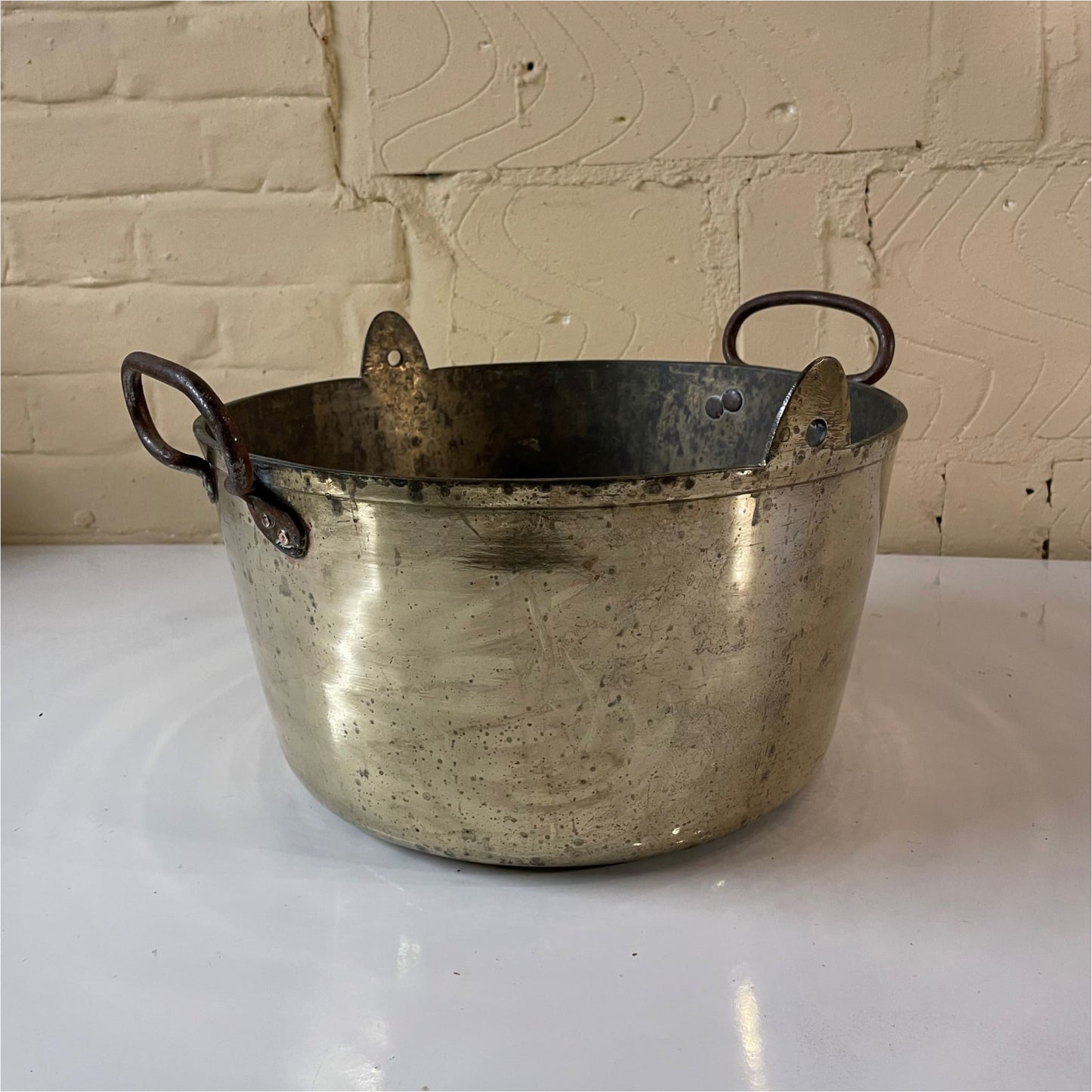 Victorian Brass Jam Pan - Miscellaneous