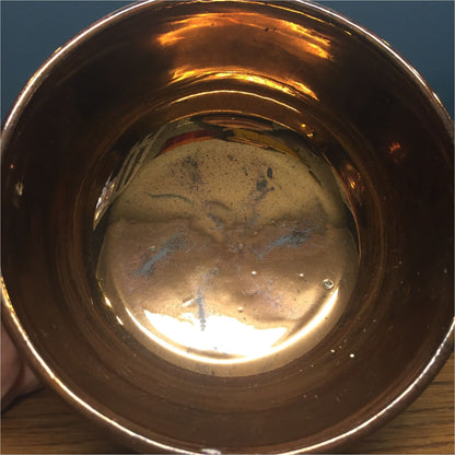 Victorian Copper Lustre Bowl - Ceramics