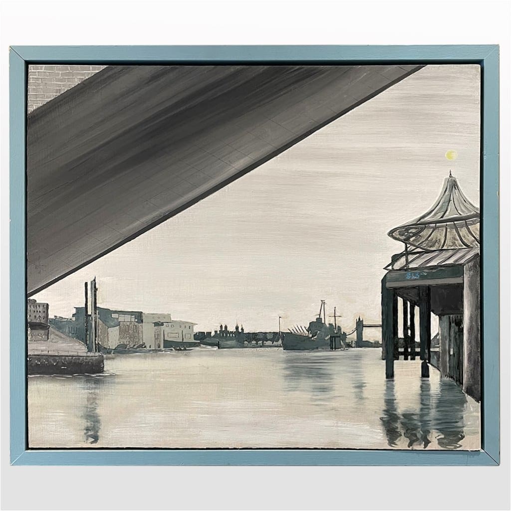 Views Of The River Thames - HMS Belfast - Art