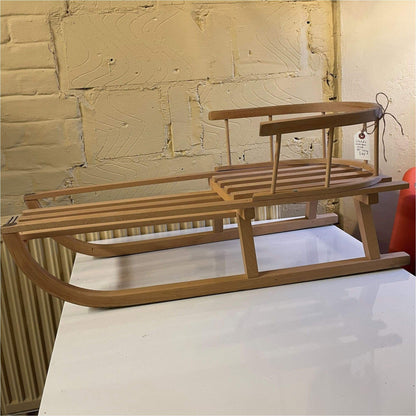 Child’s Wooden Sled - Christmas