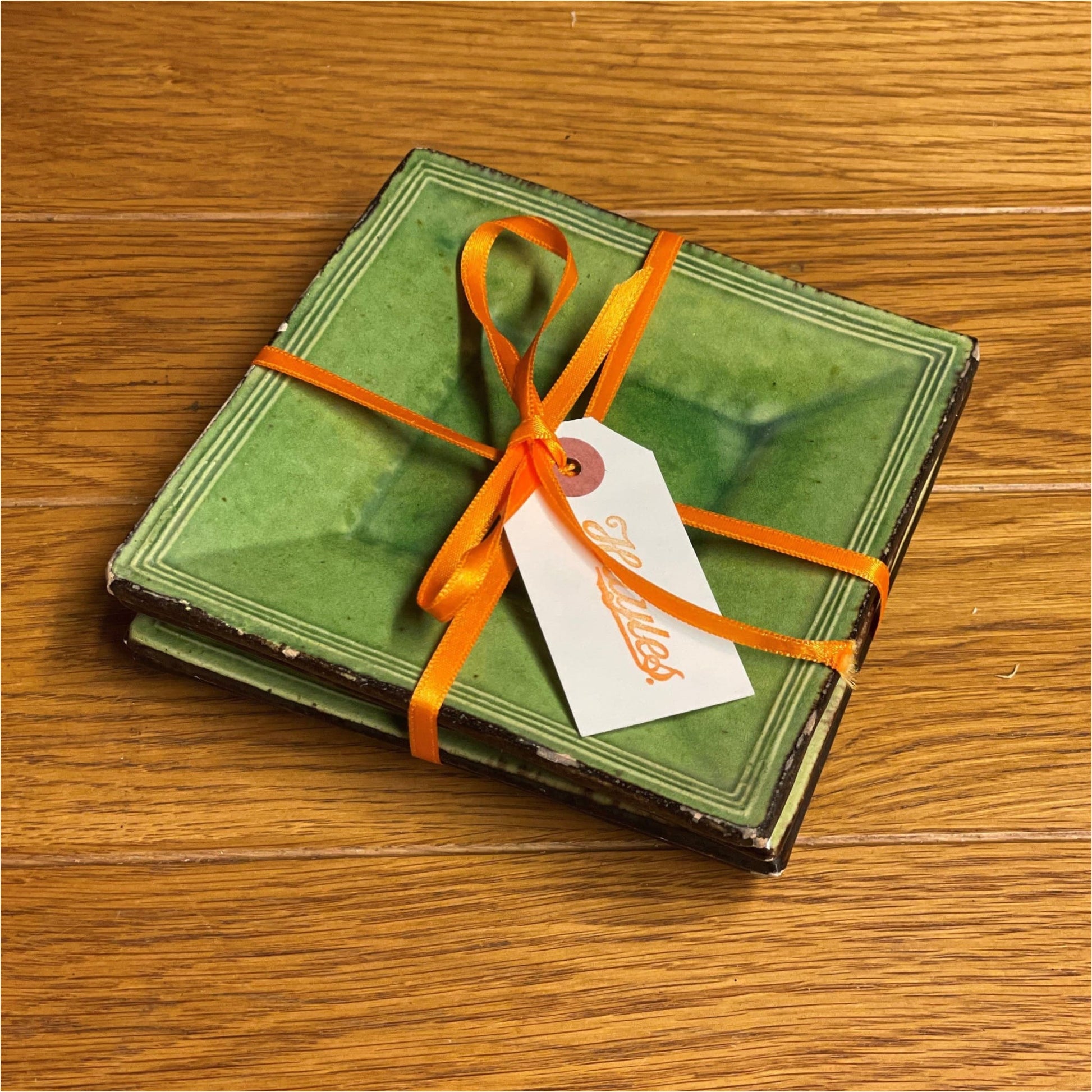 Vintage French Square Plates - Ceramics