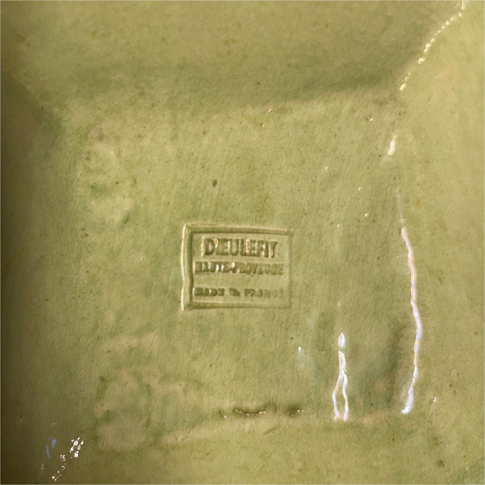 Vintage French Square Plates - Ceramics