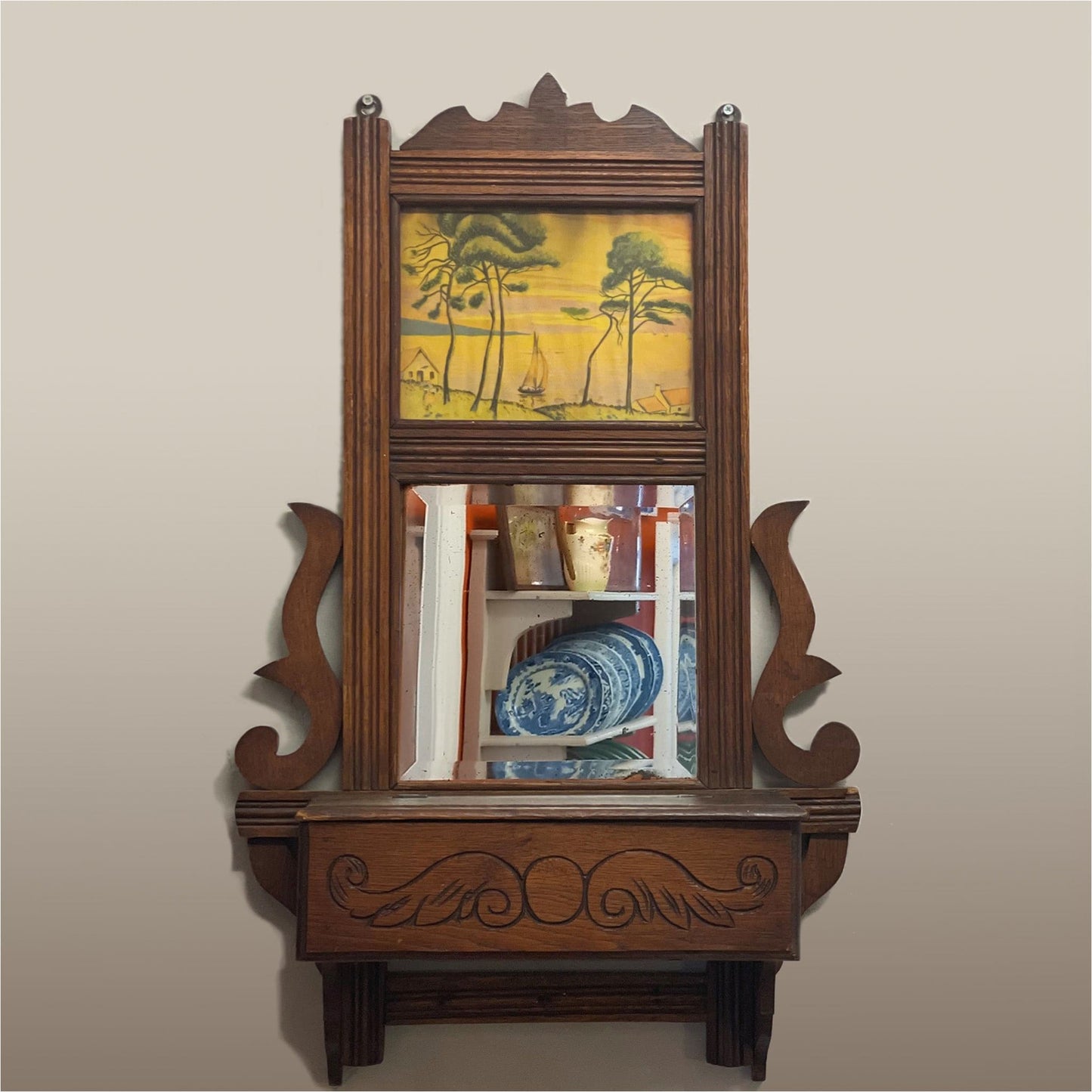 Vintage Hall Mirror - Mirrors