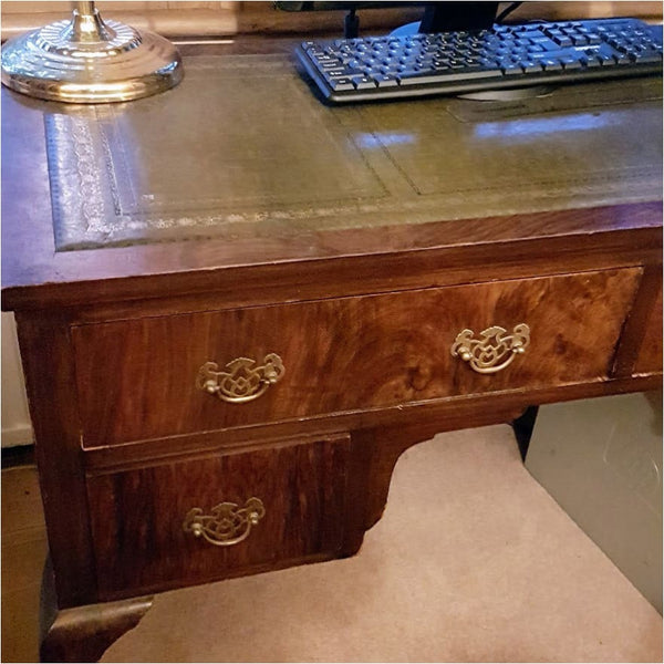 Vintage Leather Top Desk - Furniture