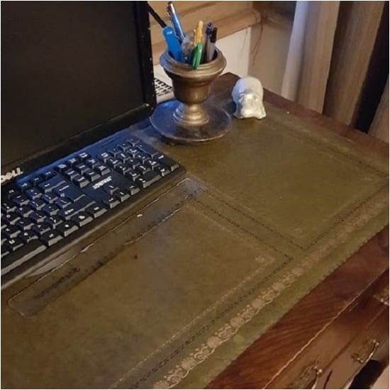 Vintage Leather Top Desk - Furniture