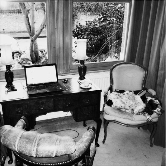 Vintage Leather Top Desk - Furniture