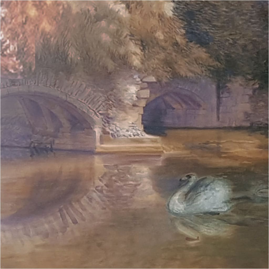 Watercolour Of Abbots Bridge - Art