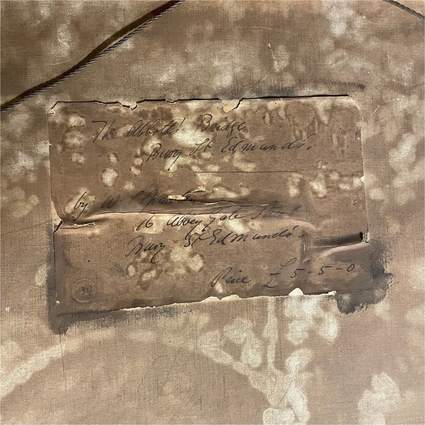 Watercolour Of Abbots Bridge - Art