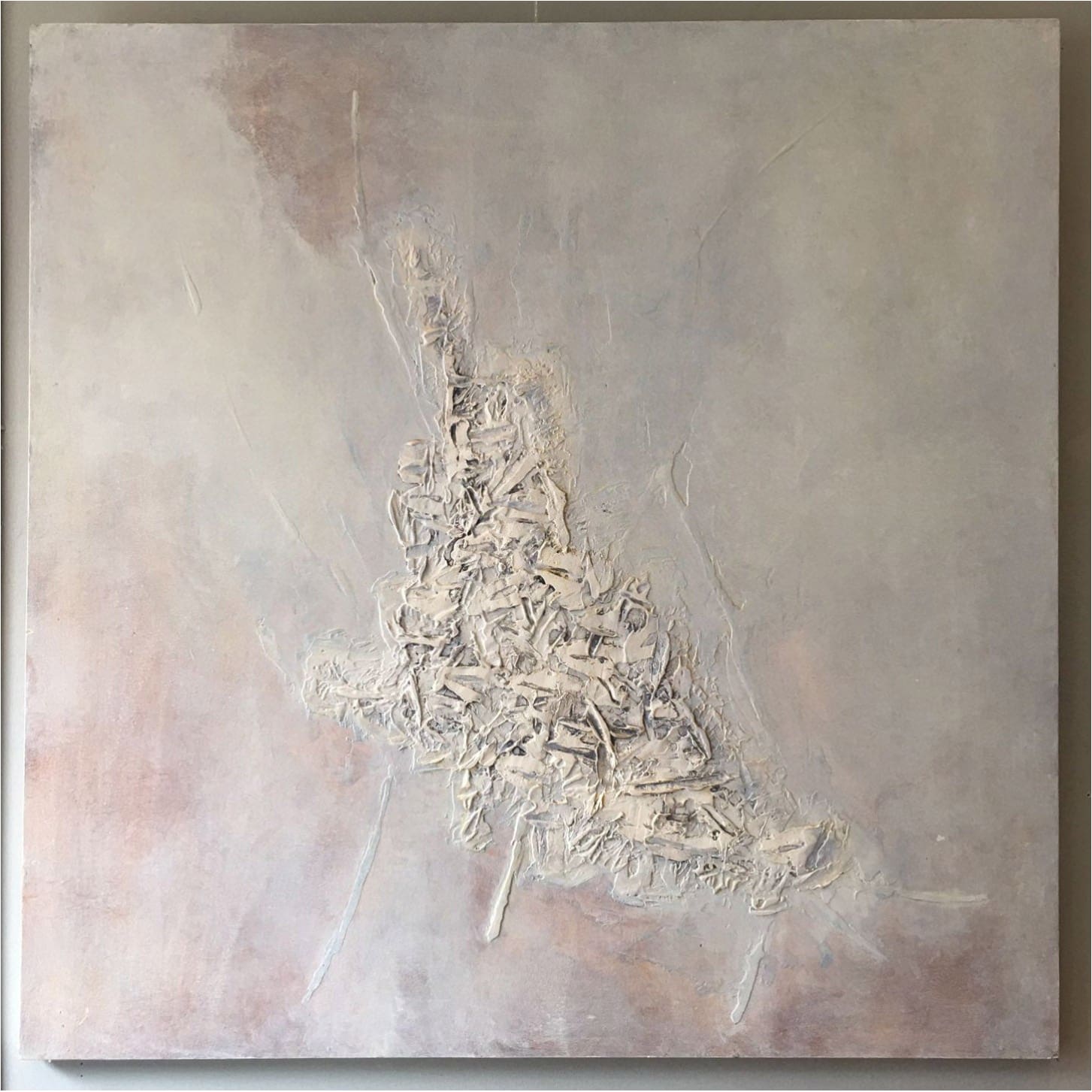 White Abstract M. Rice - Art